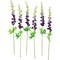 Northlight Real Touch&#x2122; Magenta Purple Delphinium Artificial Floral Stems, Set of 6 - 40&#x22;